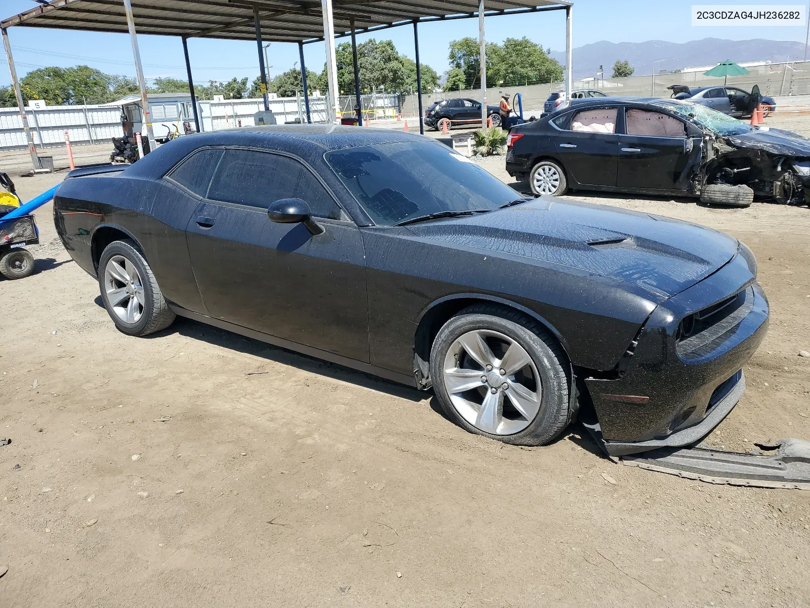 2018 Dodge Challenger Sxt VIN: 2C3CDZAG4JH236282 Lot: 68263804