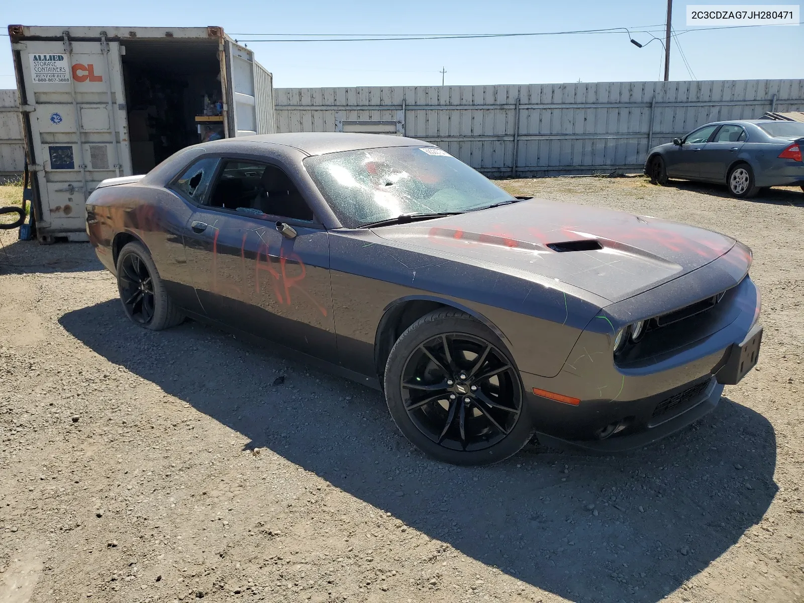 2C3CDZAG7JH280471 2018 Dodge Challenger Sxt