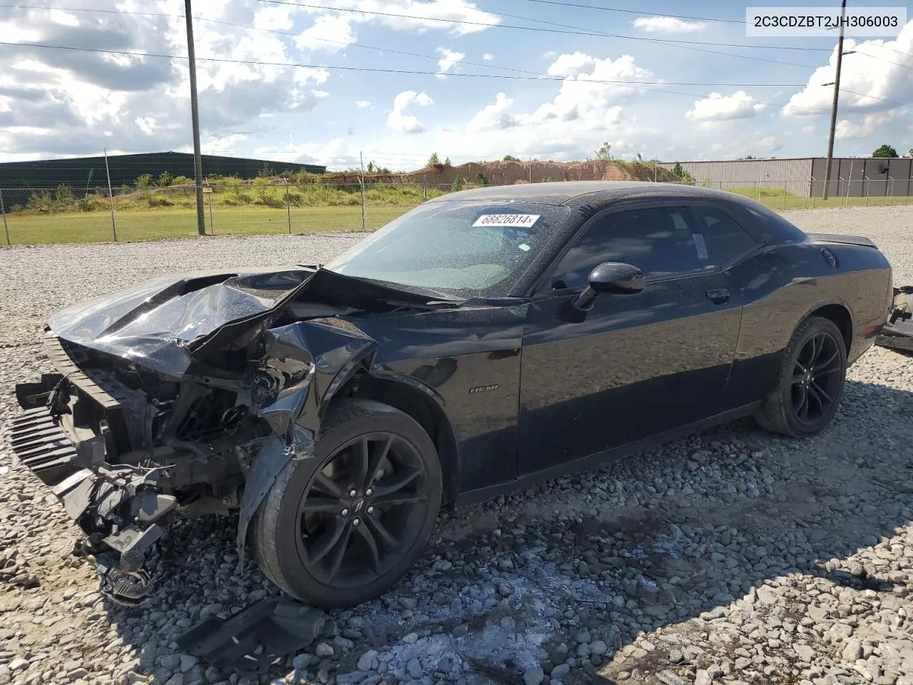 2018 Dodge Challenger R/T VIN: 2C3CDZBT2JH306003 Lot: 68826814