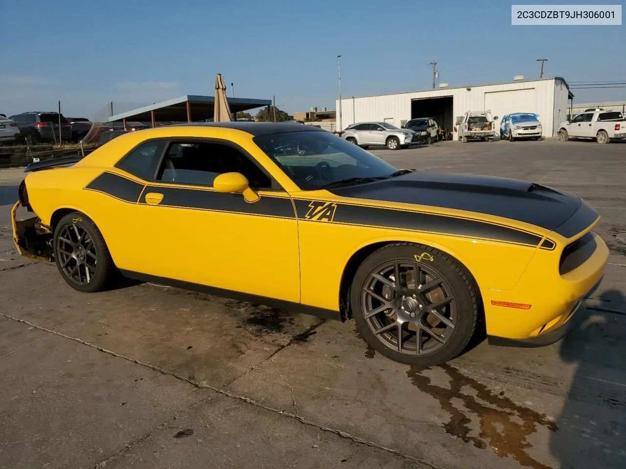 2C3CDZBT9JH306001 2018 Dodge Challenger R/T