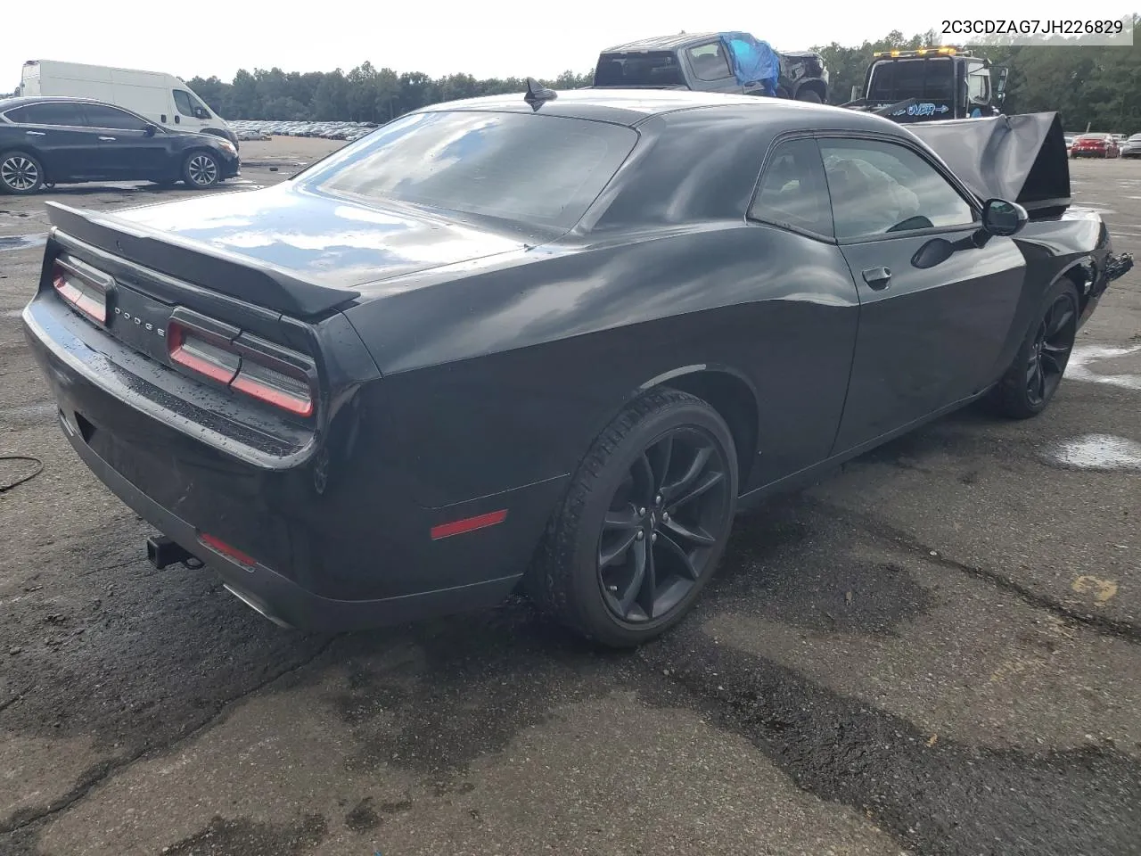 2018 Dodge Challenger Sxt VIN: 2C3CDZAG7JH226829 Lot: 69108754