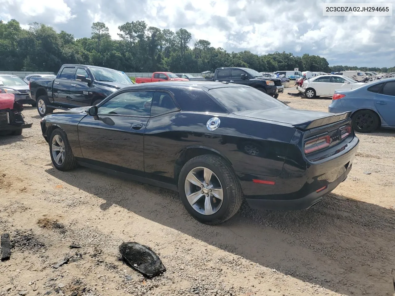 2018 Dodge Challenger Sxt VIN: 2C3CDZAG2JH294665 Lot: 69461924