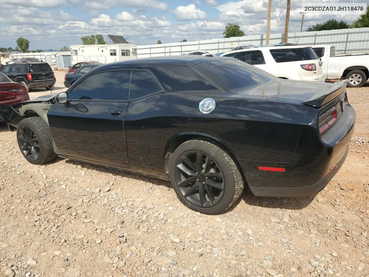 2018 Dodge Challenger Sxt VIN: 2C3CDZAG1JH118478 Lot: 69515644