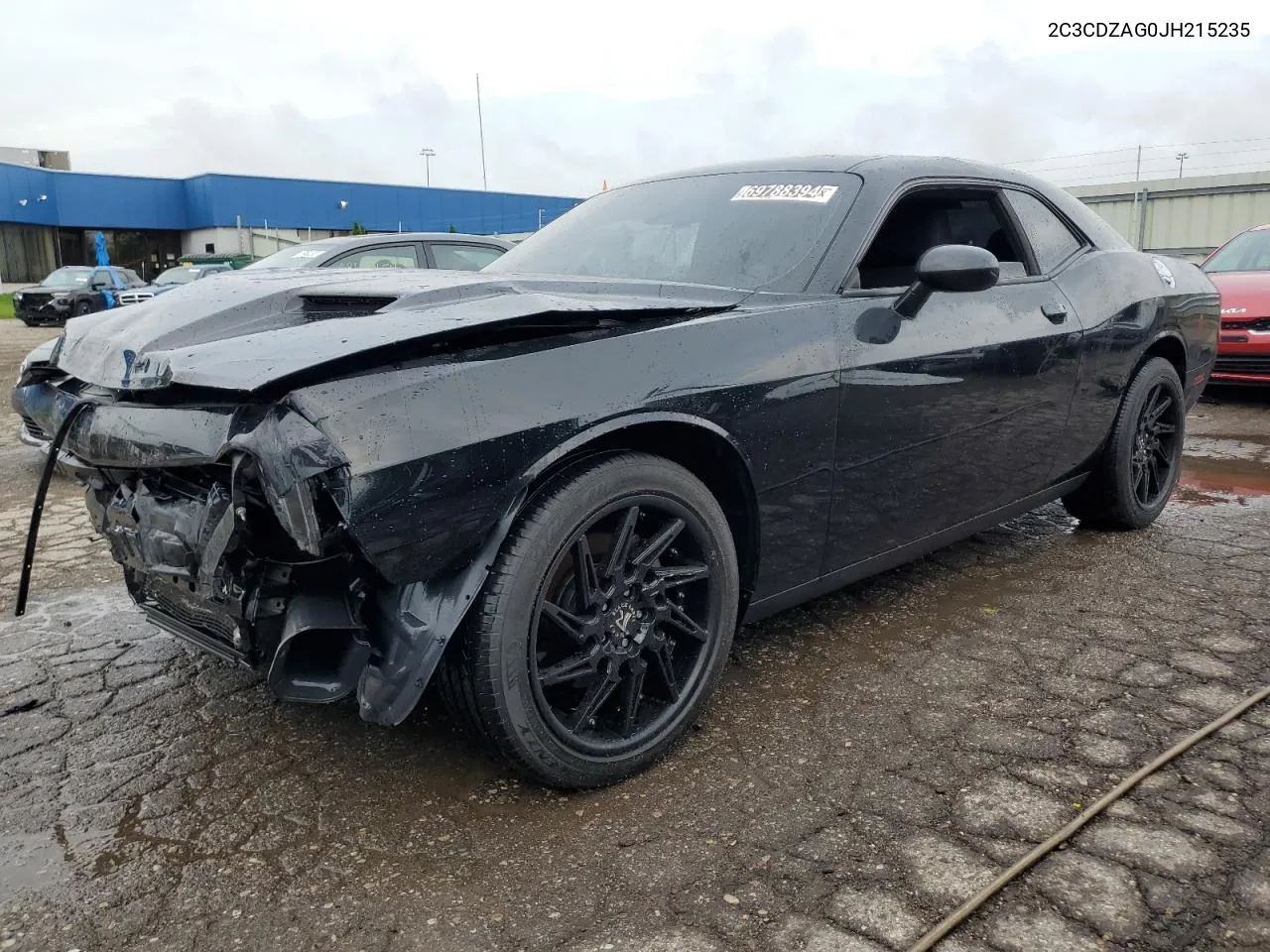 2018 Dodge Challenger Sxt VIN: 2C3CDZAG0JH215235 Lot: 69788394