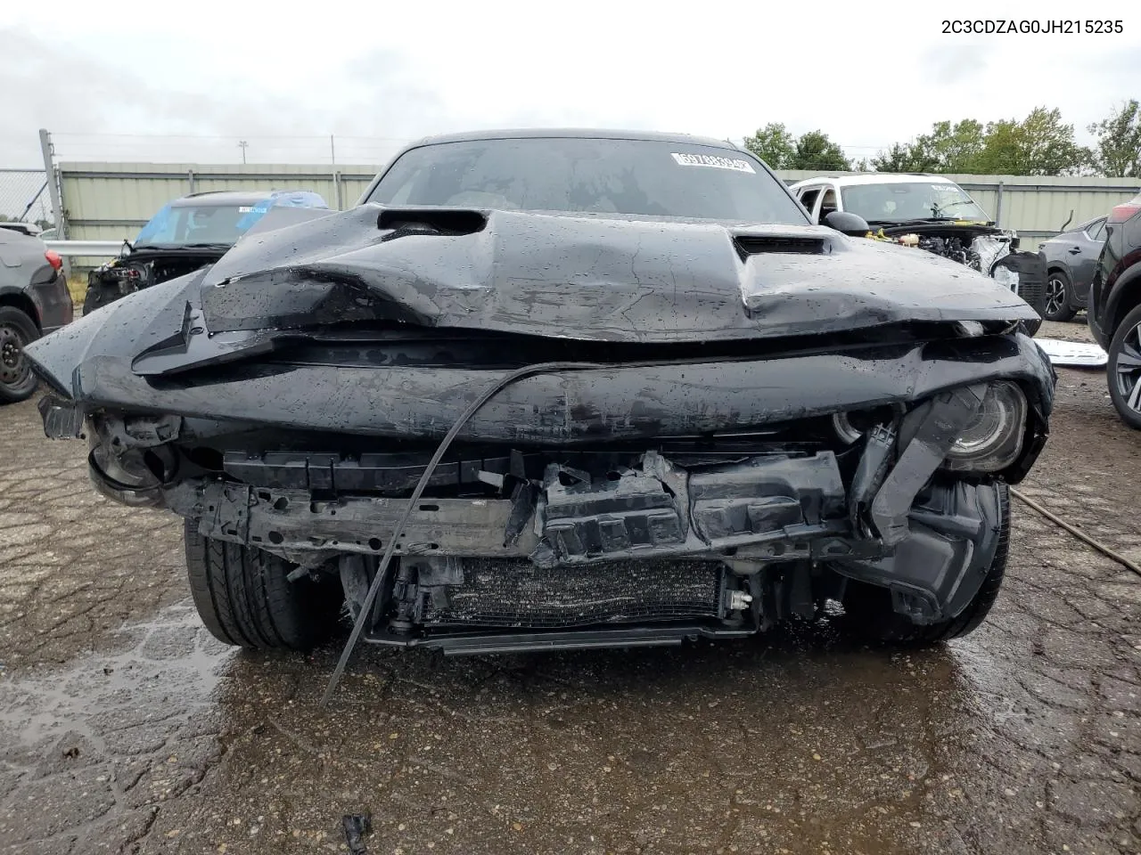 2018 Dodge Challenger Sxt VIN: 2C3CDZAG0JH215235 Lot: 69788394