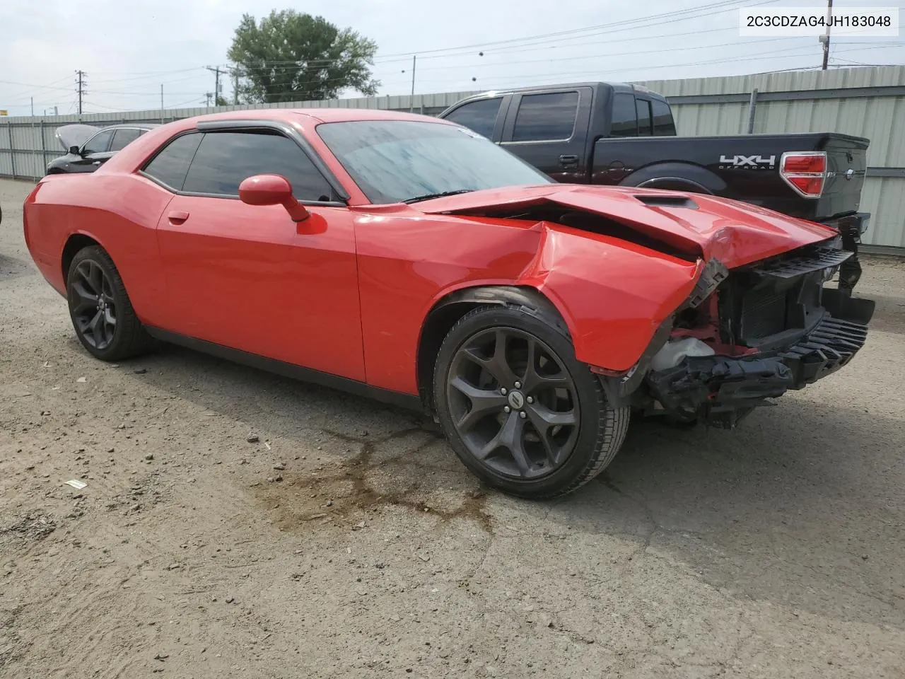 2018 Dodge Challenger Sxt VIN: 2C3CDZAG4JH183048 Lot: 69875654