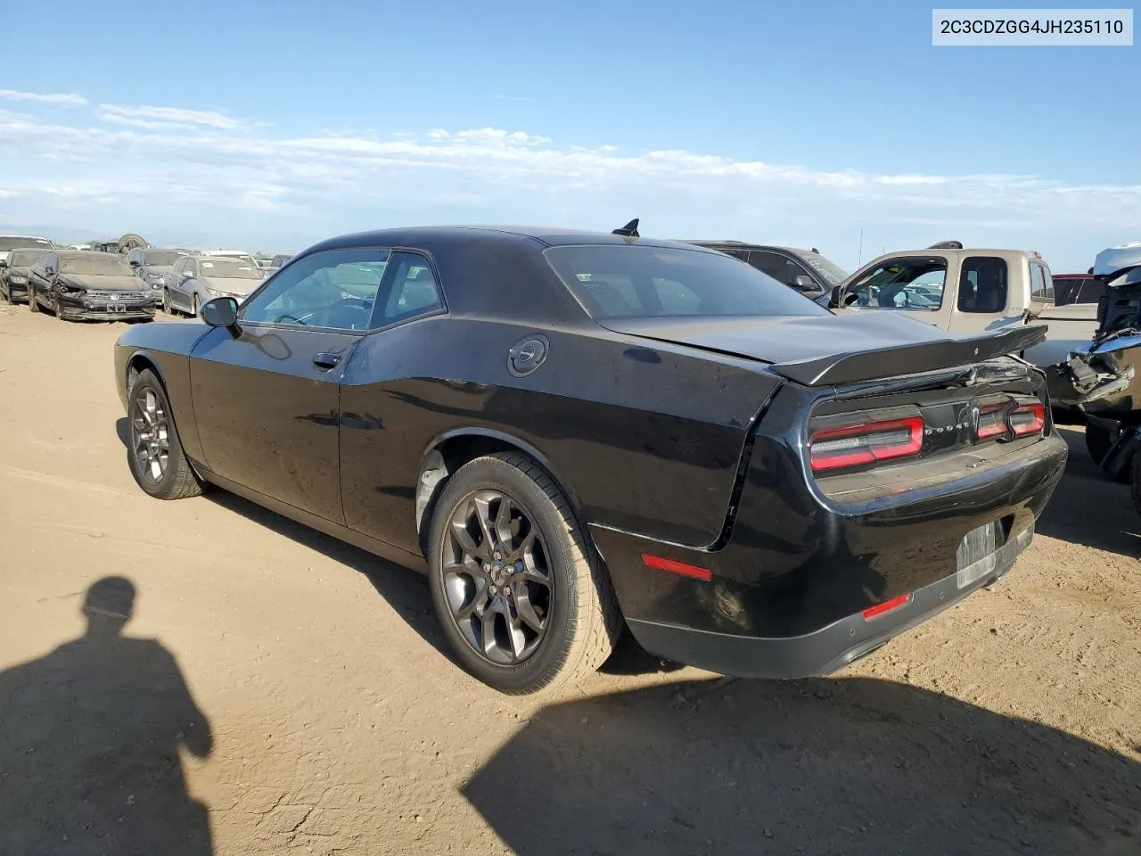 2018 Dodge Challenger Gt VIN: 2C3CDZGG4JH235110 Lot: 70253264