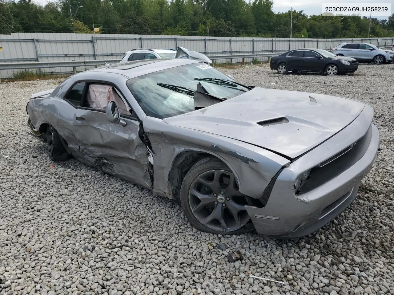 2018 Dodge Challenger Sxt VIN: 2C3CDZAG9JH258259 Lot: 70443504