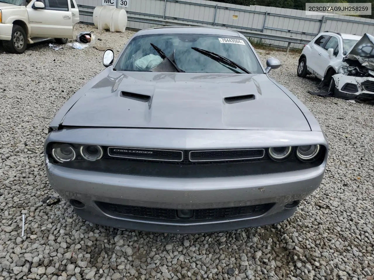 2C3CDZAG9JH258259 2018 Dodge Challenger Sxt