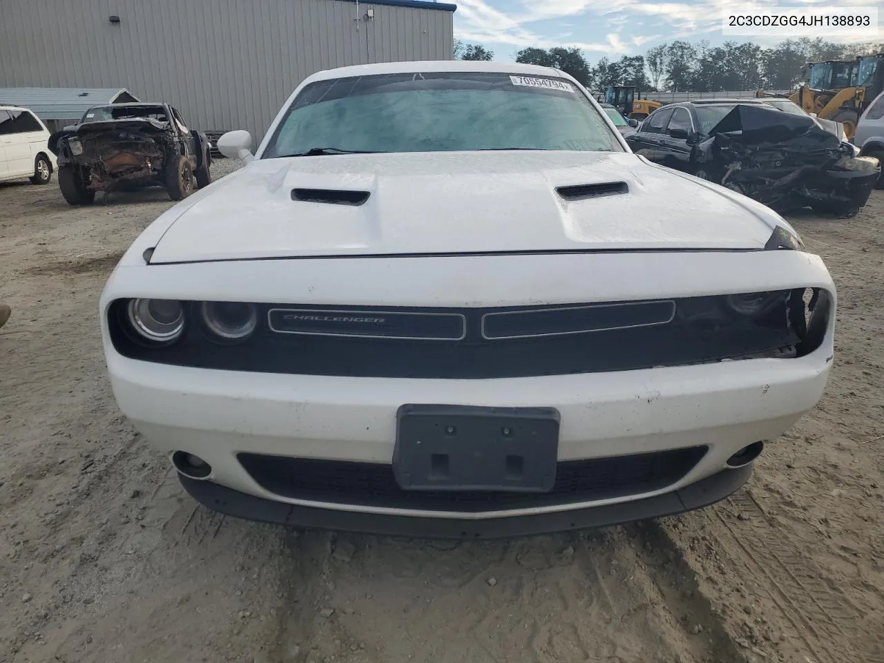 2018 Dodge Challenger Gt VIN: 2C3CDZGG4JH138893 Lot: 70554794