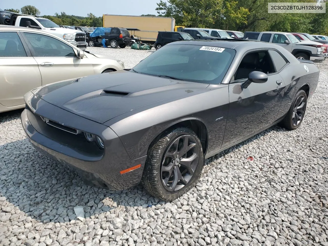 2018 Dodge Challenger R/T VIN: 2C3CDZBT0JH128396 Lot: 70634184