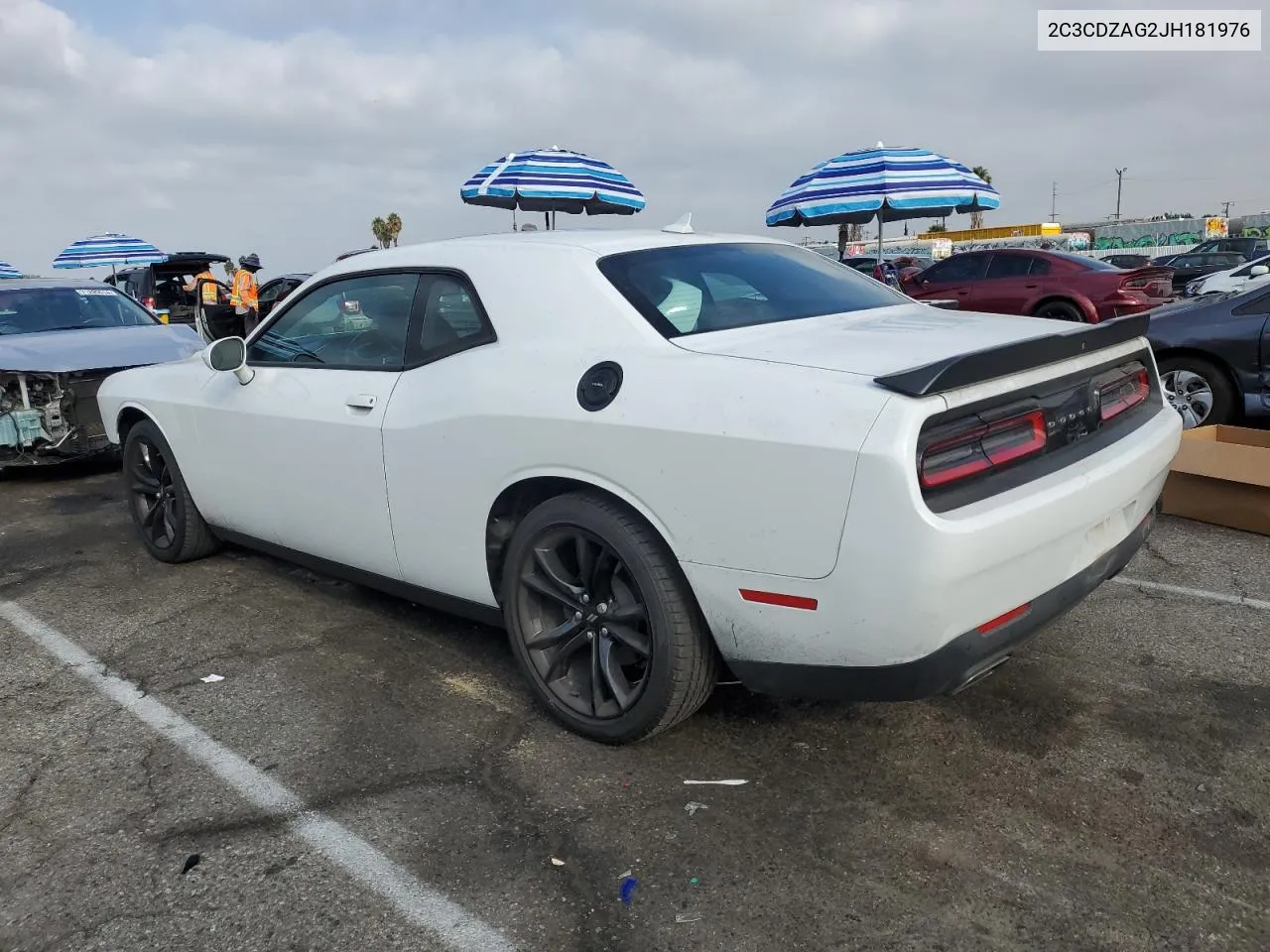 2018 Dodge Challenger Sxt VIN: 2C3CDZAG2JH181976 Lot: 70755944