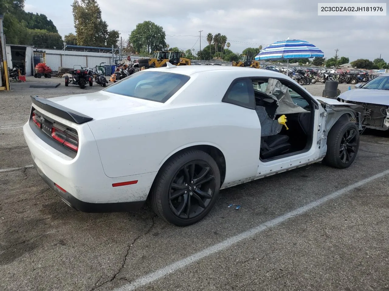 2018 Dodge Challenger Sxt VIN: 2C3CDZAG2JH181976 Lot: 70755944