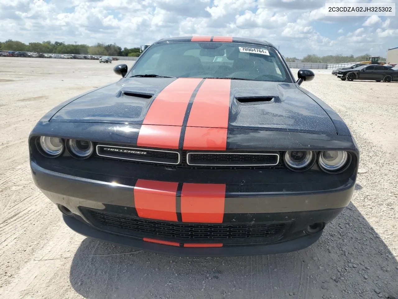 2018 Dodge Challenger Sxt VIN: 2C3CDZAG2JH325302 Lot: 70904764