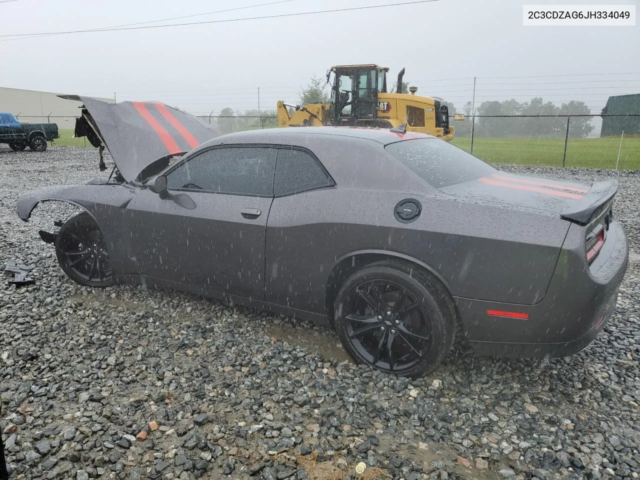 2018 Dodge Challenger Sxt VIN: 2C3CDZAG6JH334049 Lot: 71180924