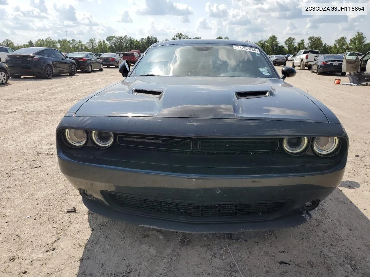 2018 Dodge Challenger Sxt VIN: 2C3CDZAG3JH118854 Lot: 71262454