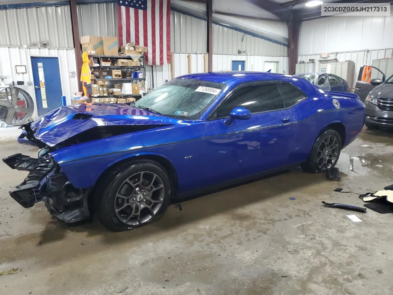 2018 Dodge Challenger Gt VIN: 2C3CDZGG5JH217313 Lot: 71268954