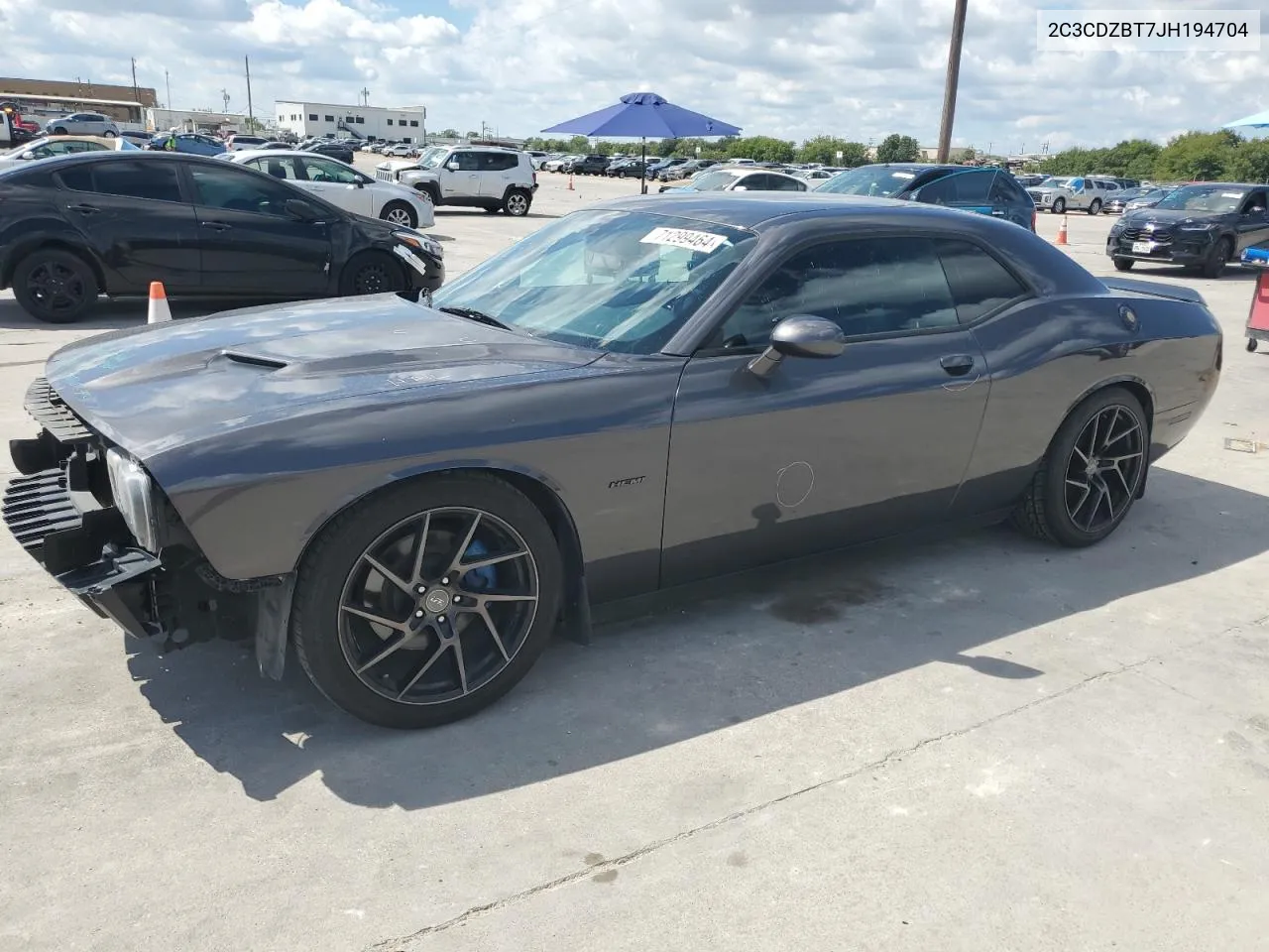 2018 Dodge Challenger R/T VIN: 2C3CDZBT7JH194704 Lot: 71299464