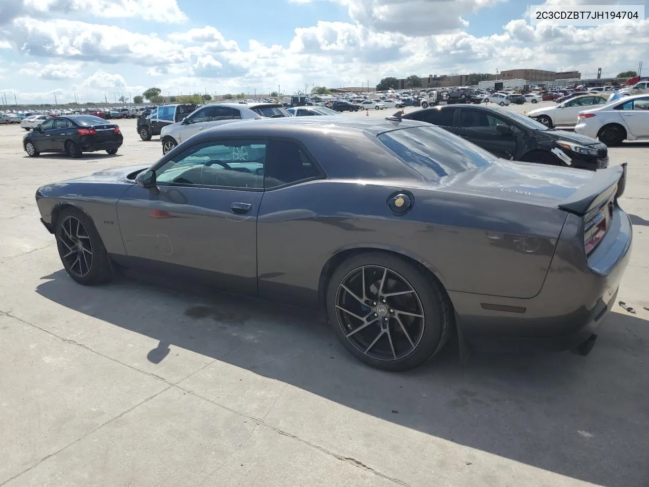 2018 Dodge Challenger R/T VIN: 2C3CDZBT7JH194704 Lot: 71299464