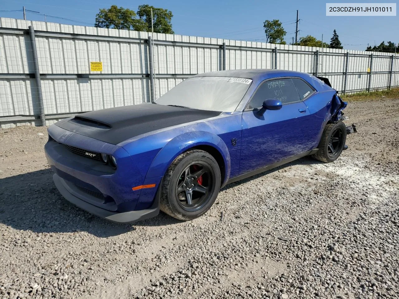 2C3CDZH91JH101011 2018 Dodge Challenger Srt Demon