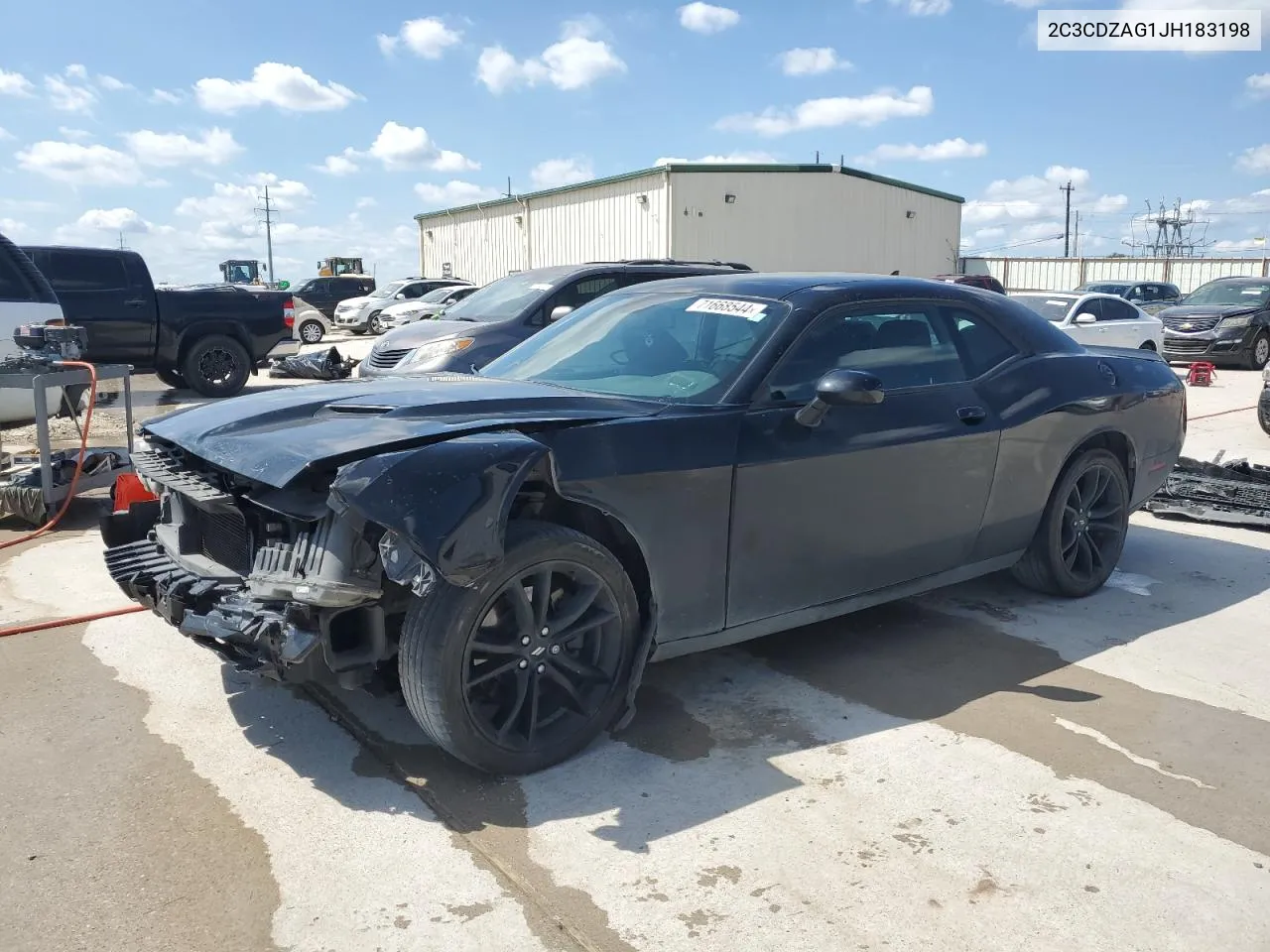 2018 Dodge Challenger Sxt VIN: 2C3CDZAG1JH183198 Lot: 71668544