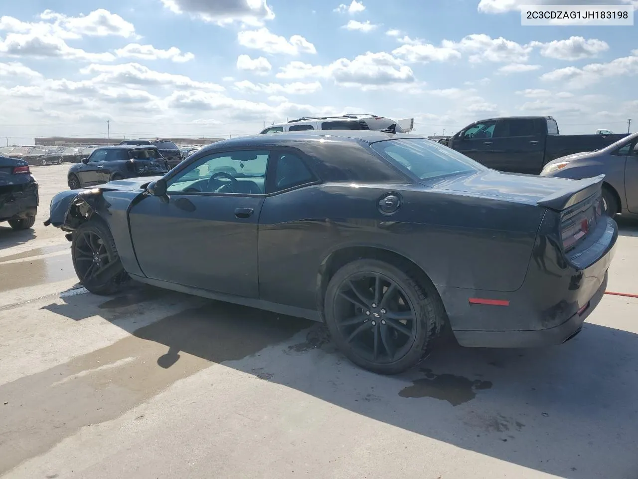 2018 Dodge Challenger Sxt VIN: 2C3CDZAG1JH183198 Lot: 71668544