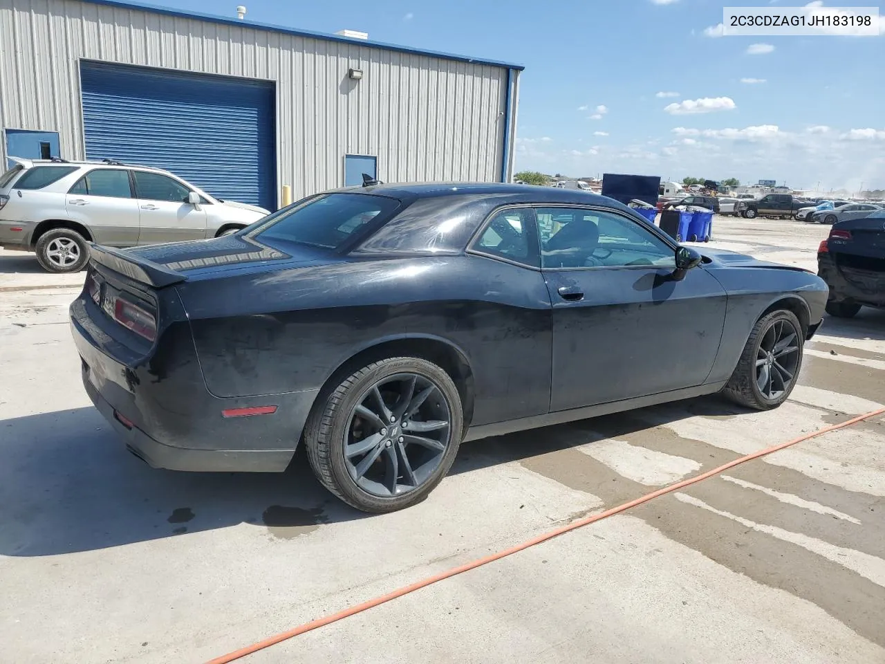 2018 Dodge Challenger Sxt VIN: 2C3CDZAG1JH183198 Lot: 71668544