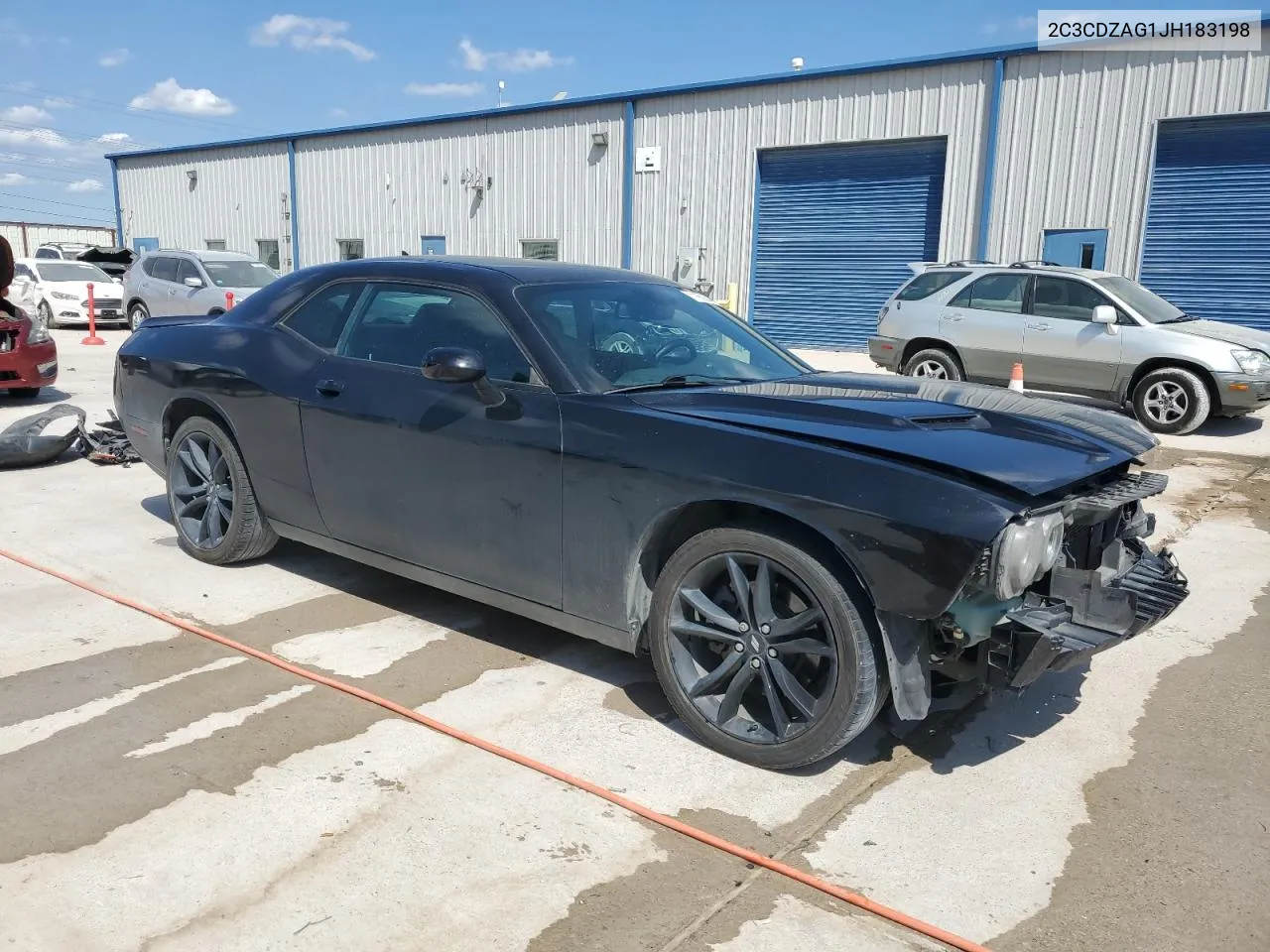 2018 Dodge Challenger Sxt VIN: 2C3CDZAG1JH183198 Lot: 71668544