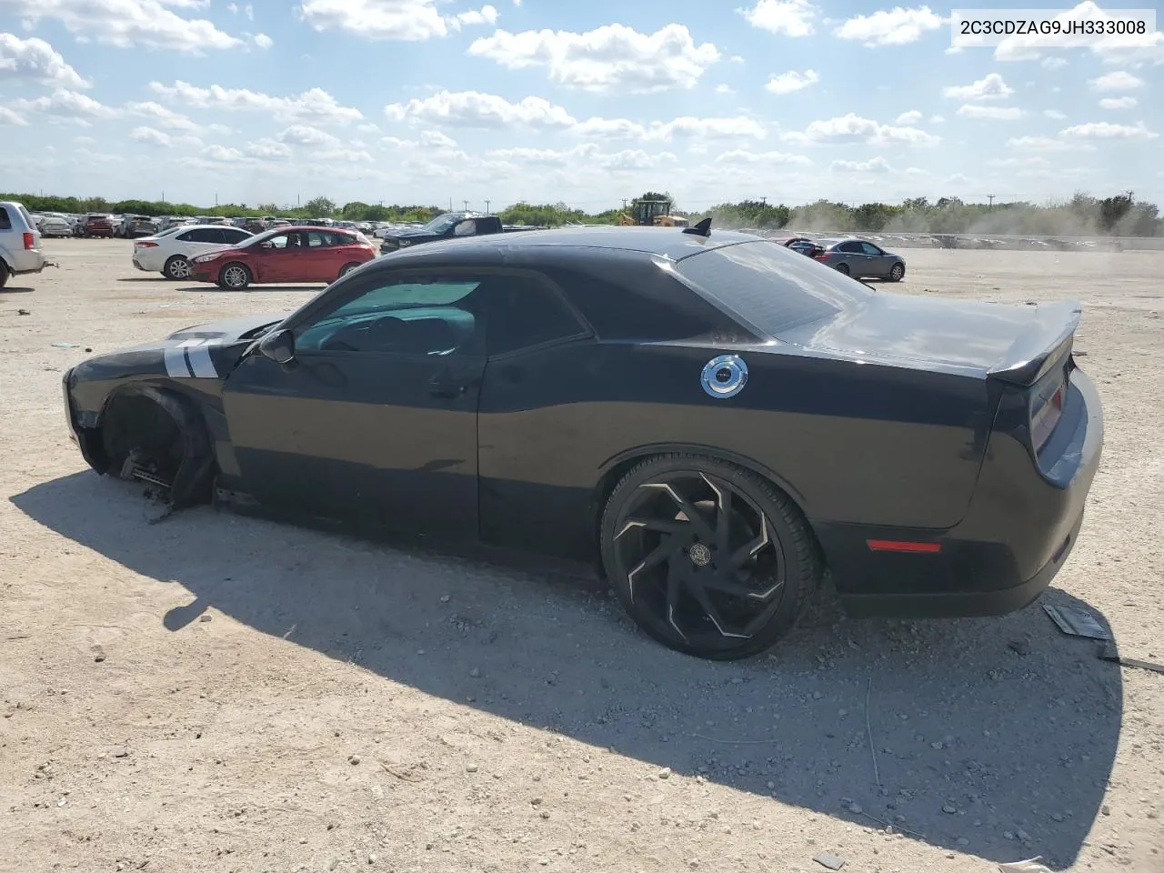 2018 Dodge Challenger Sxt VIN: 2C3CDZAG9JH333008 Lot: 71686104