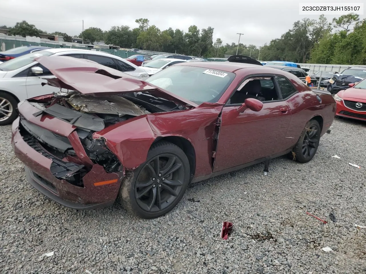 2018 Dodge Challenger R/T VIN: 2C3CDZBT3JH155107 Lot: 71765804