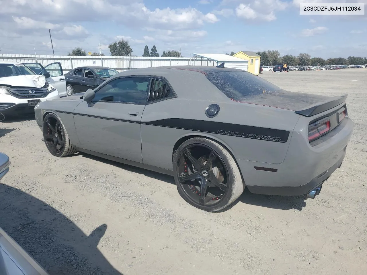 2018 Dodge Challenger R/T 392 VIN: 2C3CDZFJ6JH112034 Lot: 71773764