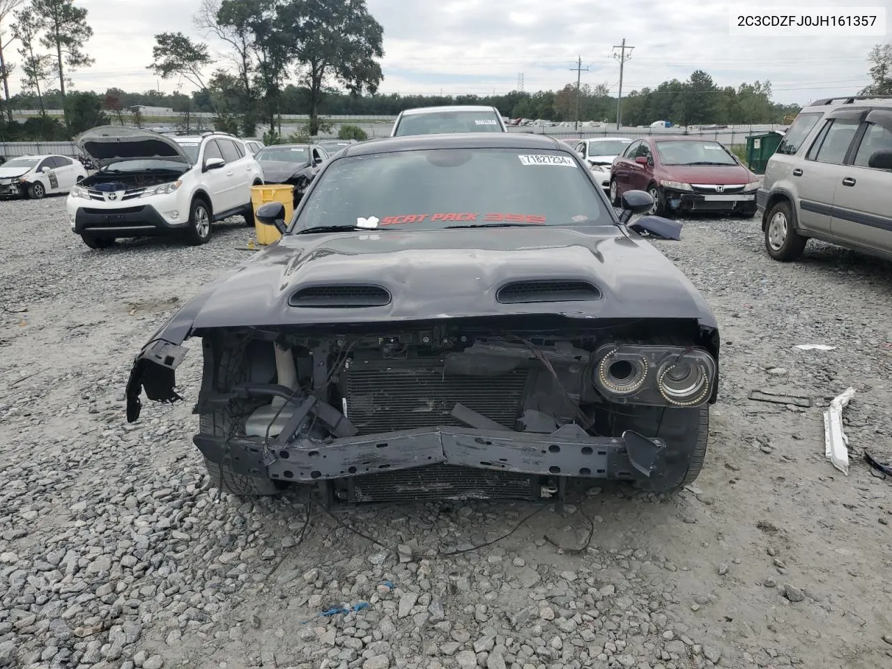 2018 Dodge Challenger R/T 392 VIN: 2C3CDZFJ0JH161357 Lot: 71827234