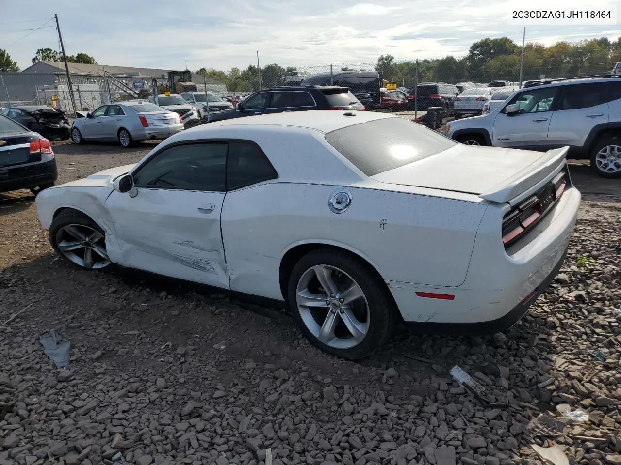 2018 Dodge Challenger Sxt VIN: 2C3CDZAG1JH118464 Lot: 71836494