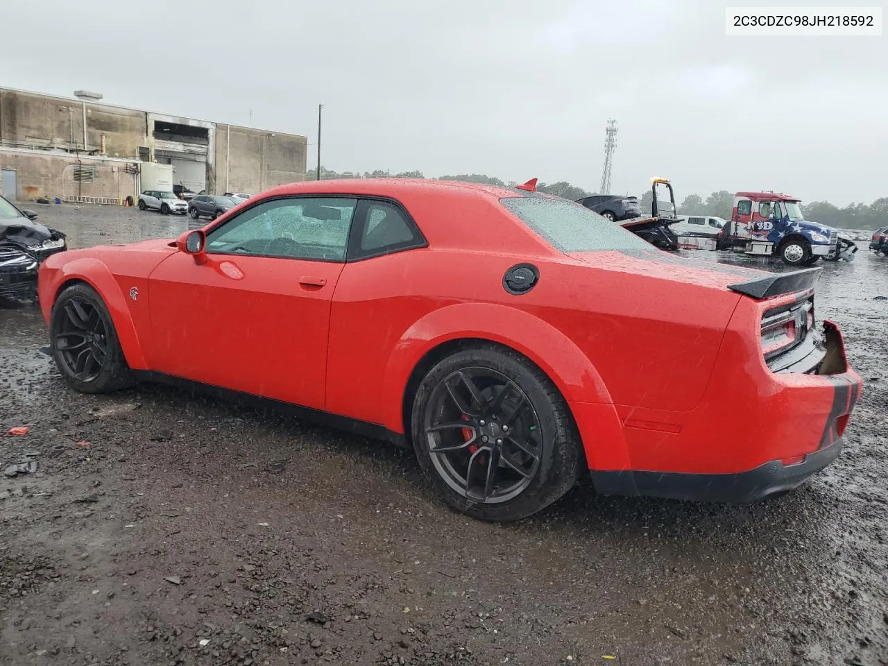 2018 Dodge Challenger Srt Hellcat VIN: 2C3CDZC98JH218592 Lot: 71875754