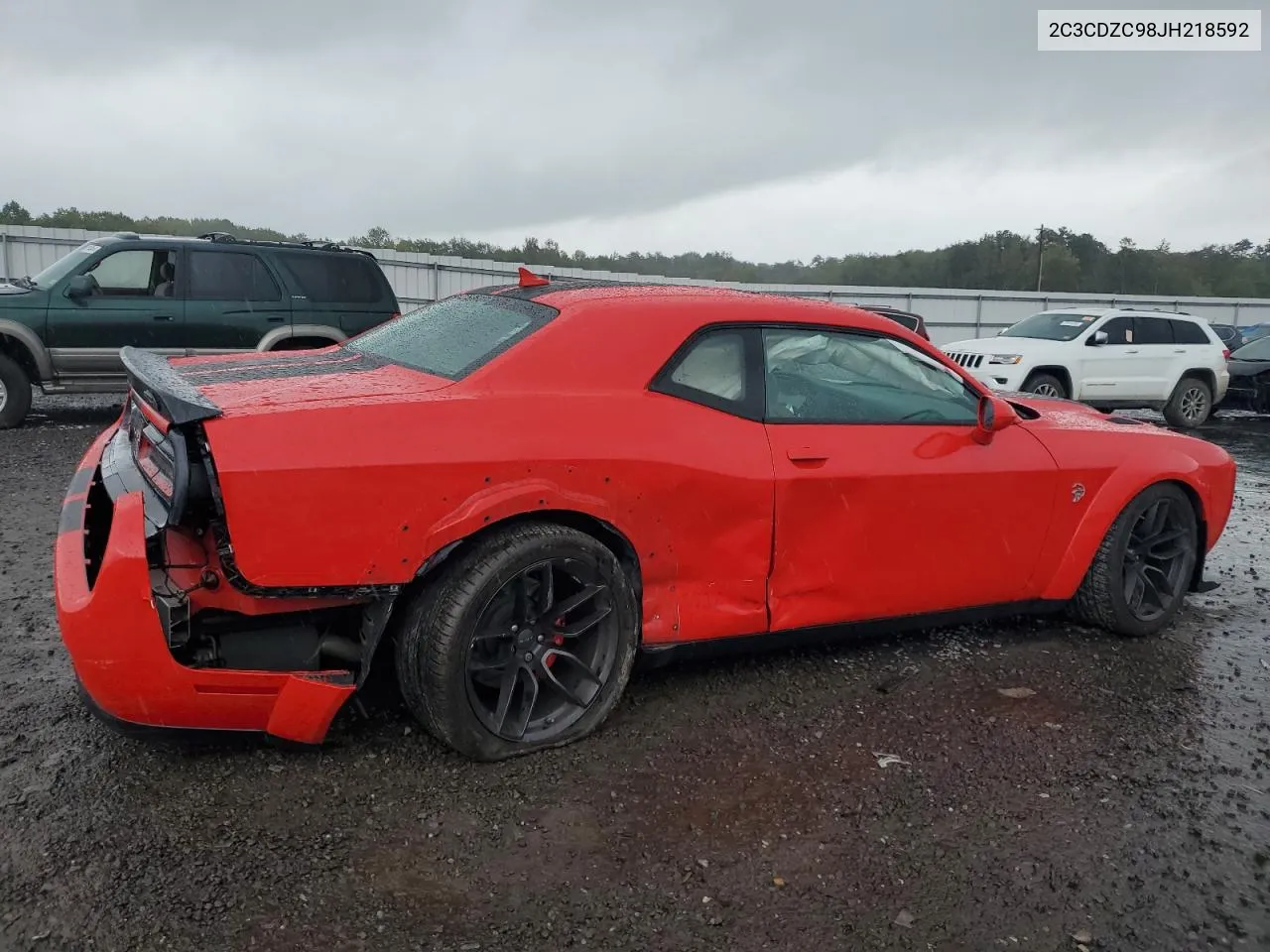 2018 Dodge Challenger Srt Hellcat VIN: 2C3CDZC98JH218592 Lot: 71875754