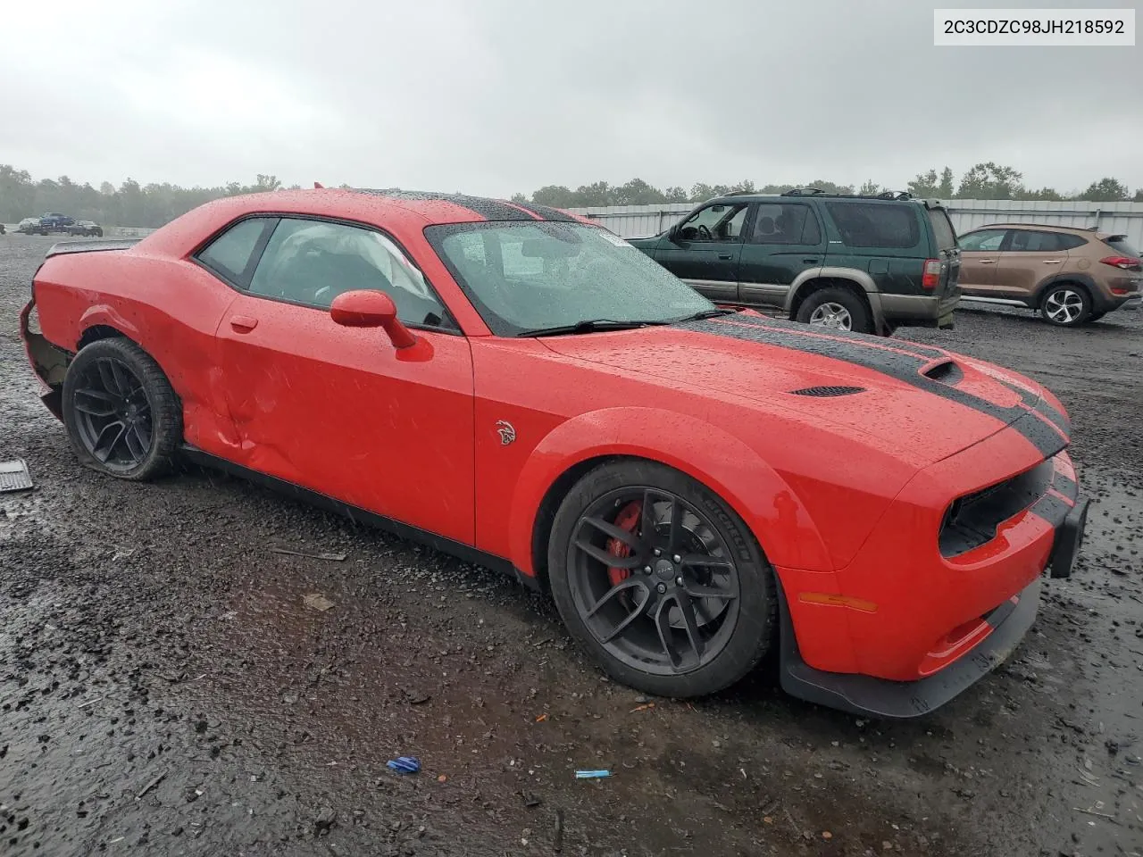 2018 Dodge Challenger Srt Hellcat VIN: 2C3CDZC98JH218592 Lot: 71875754