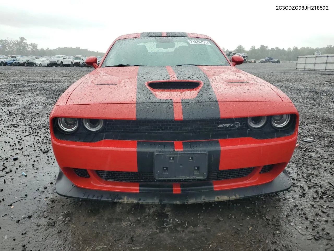 2018 Dodge Challenger Srt Hellcat VIN: 2C3CDZC98JH218592 Lot: 71875754