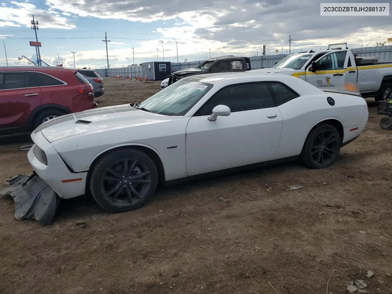 2018 Dodge Challenger R/T VIN: 2C3CDZBT8JH288137 Lot: 72085874