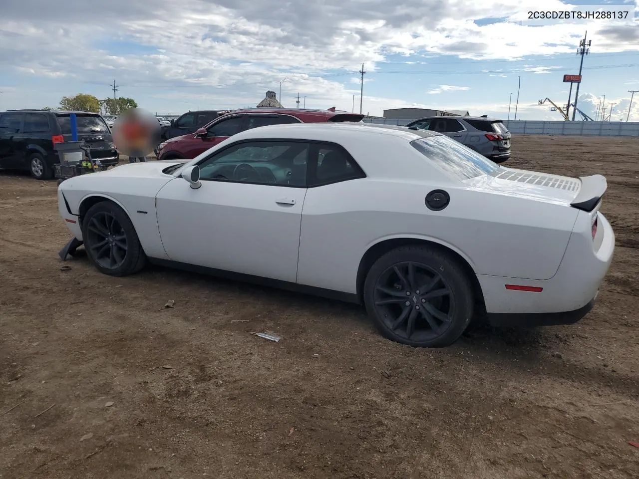 2018 Dodge Challenger R/T VIN: 2C3CDZBT8JH288137 Lot: 72085874