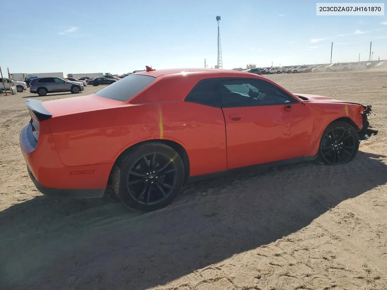 2018 Dodge Challenger Sxt VIN: 2C3CDZAG7JH161870 Lot: 72125184