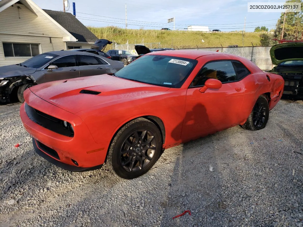 2C3CDZGG2JH257137 2018 Dodge Challenger Gt