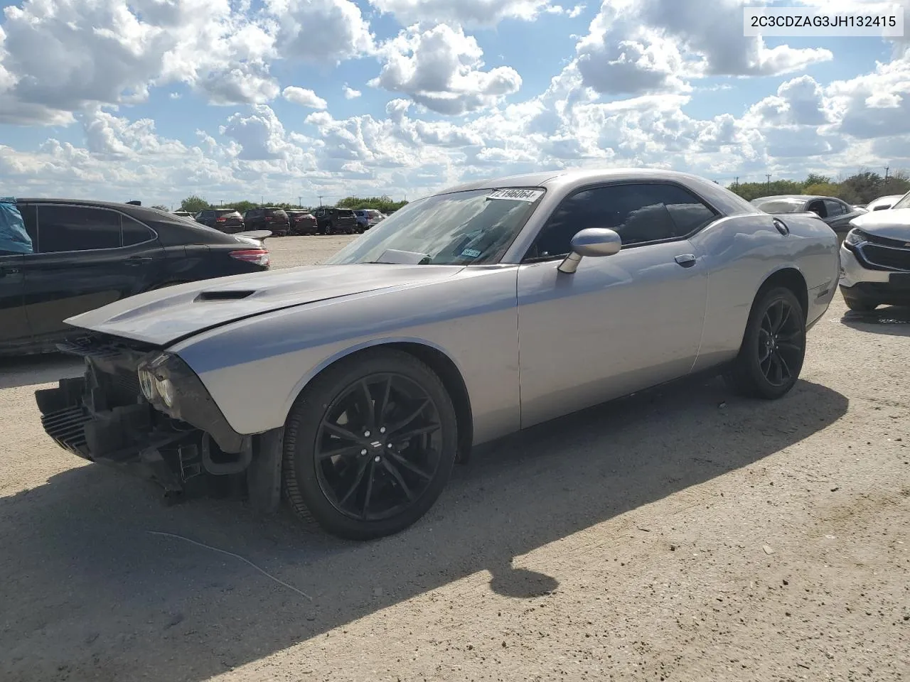 2018 Dodge Challenger Sxt VIN: 2C3CDZAG3JH132415 Lot: 72196064