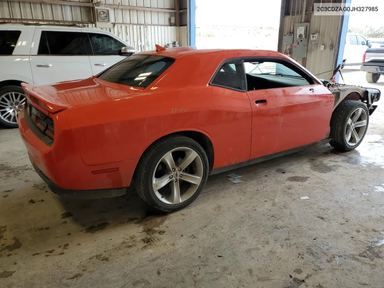 2018 Dodge Challenger Sxt VIN: 2C3CDZAG0JH327985 Lot: 72632784