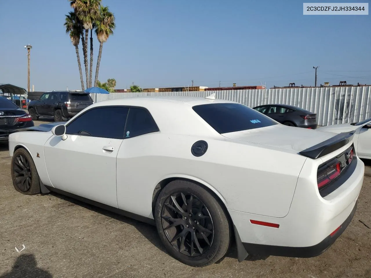 2018 Dodge Challenger R/T 392 VIN: 2C3CDZFJ2JH334344 Lot: 72827694