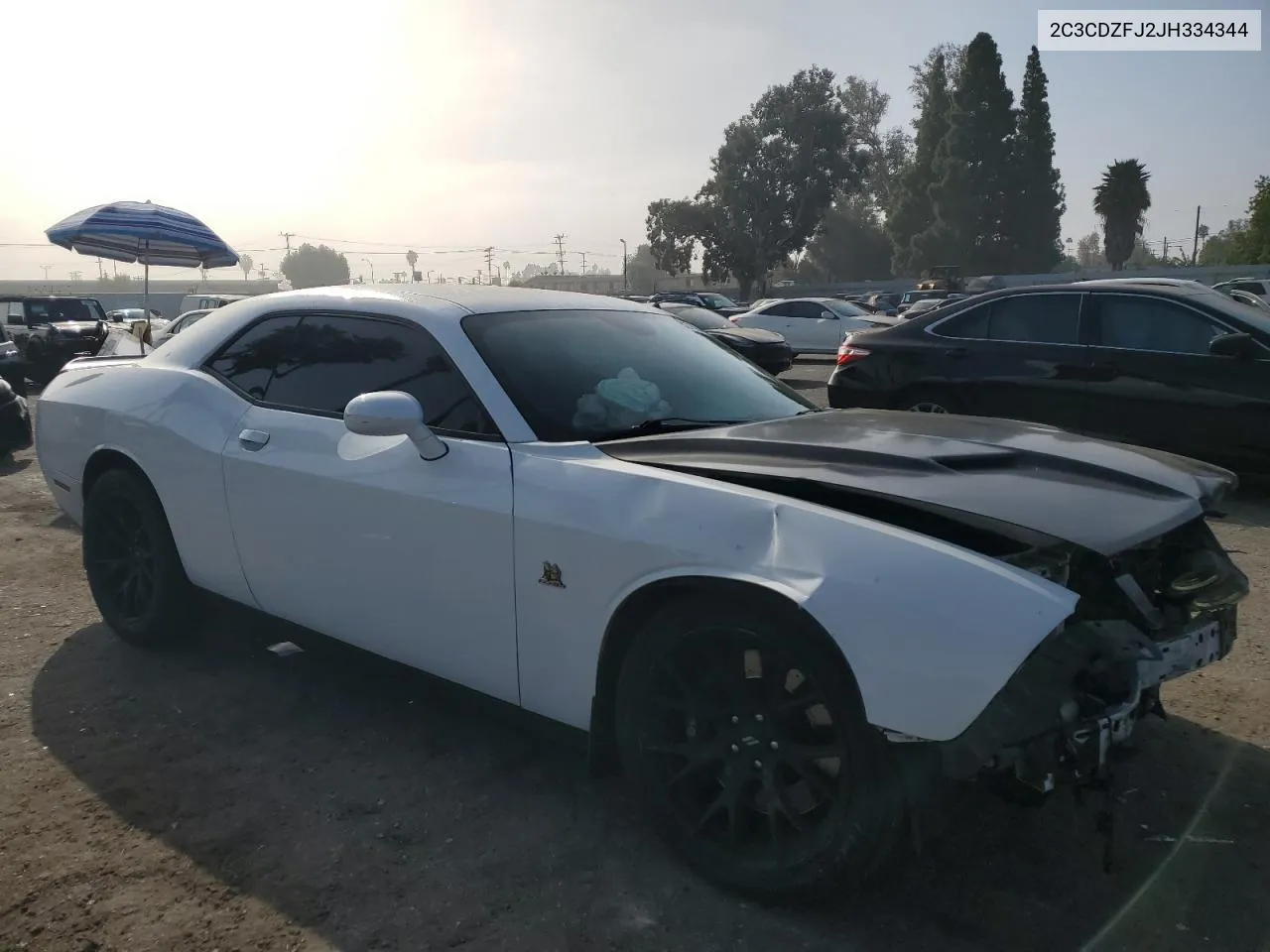 2018 Dodge Challenger R/T 392 VIN: 2C3CDZFJ2JH334344 Lot: 72827694