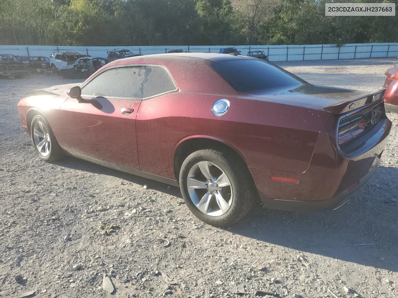 2018 Dodge Challenger Sxt VIN: 2C3CDZAGXJH237663 Lot: 72982154