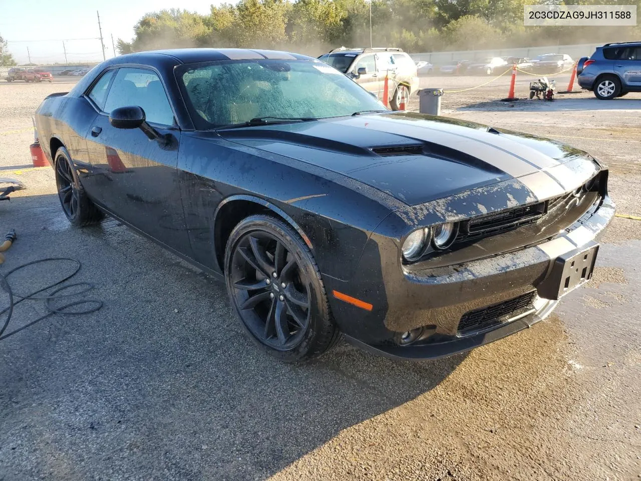 2018 Dodge Challenger Sxt VIN: 2C3CDZAG9JH311588 Lot: 73332504