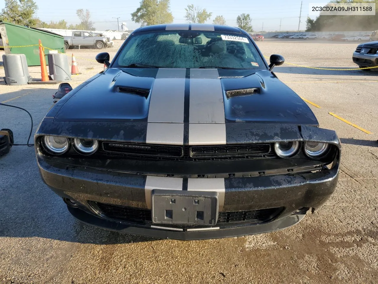 2018 Dodge Challenger Sxt VIN: 2C3CDZAG9JH311588 Lot: 73332504