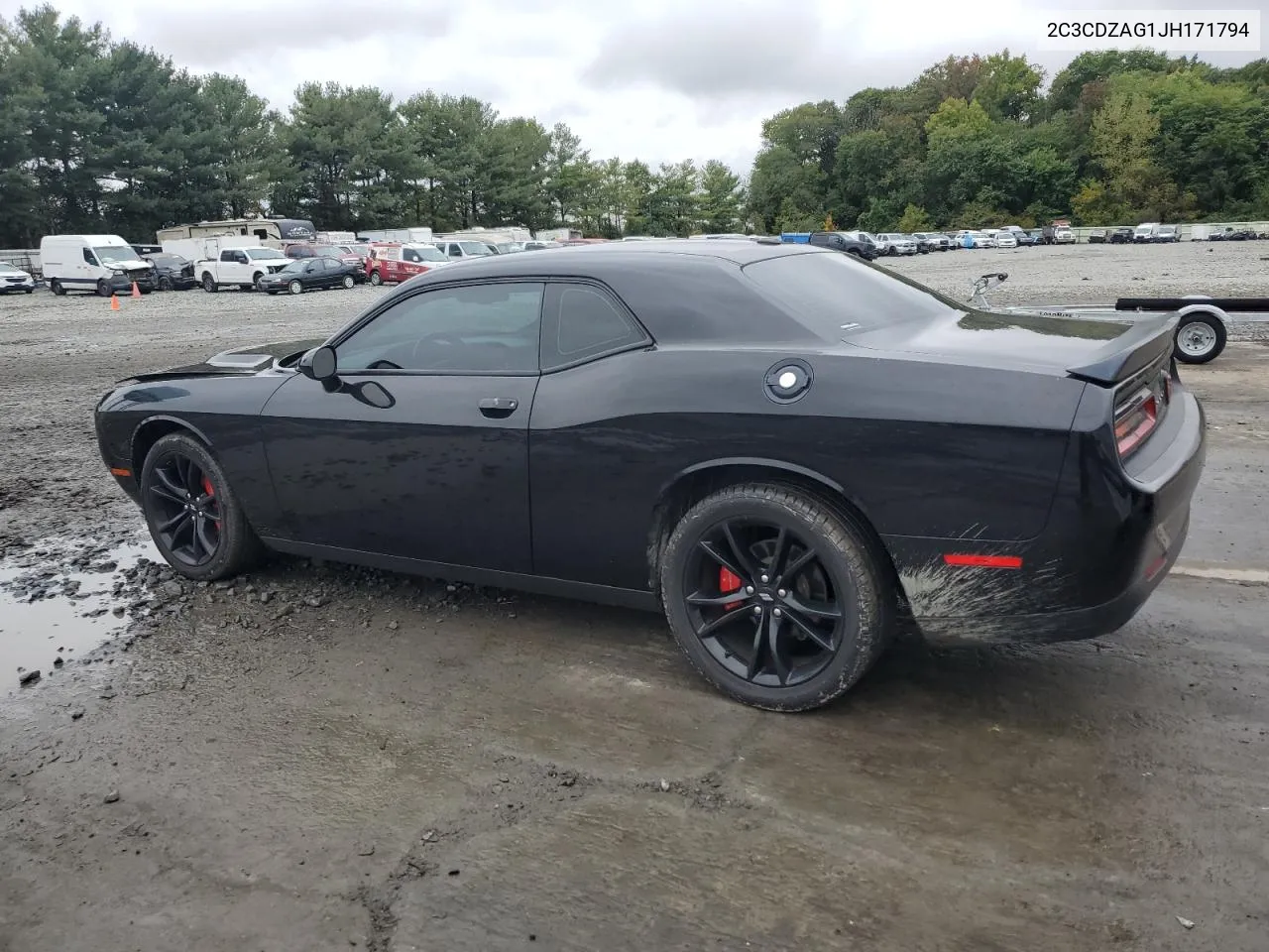 2018 Dodge Challenger Sxt VIN: 2C3CDZAG1JH171794 Lot: 73389924