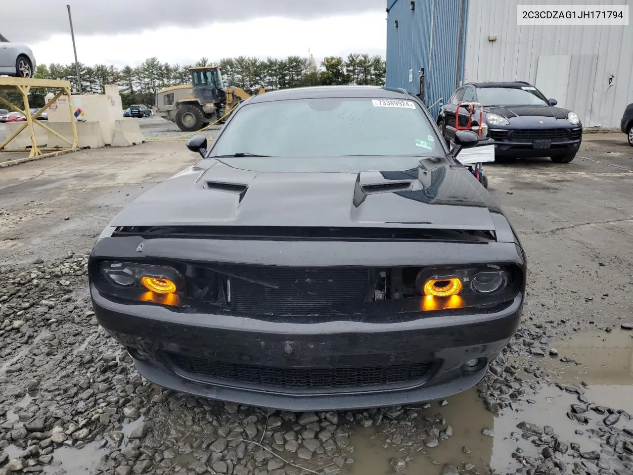 2018 Dodge Challenger Sxt VIN: 2C3CDZAG1JH171794 Lot: 73389924